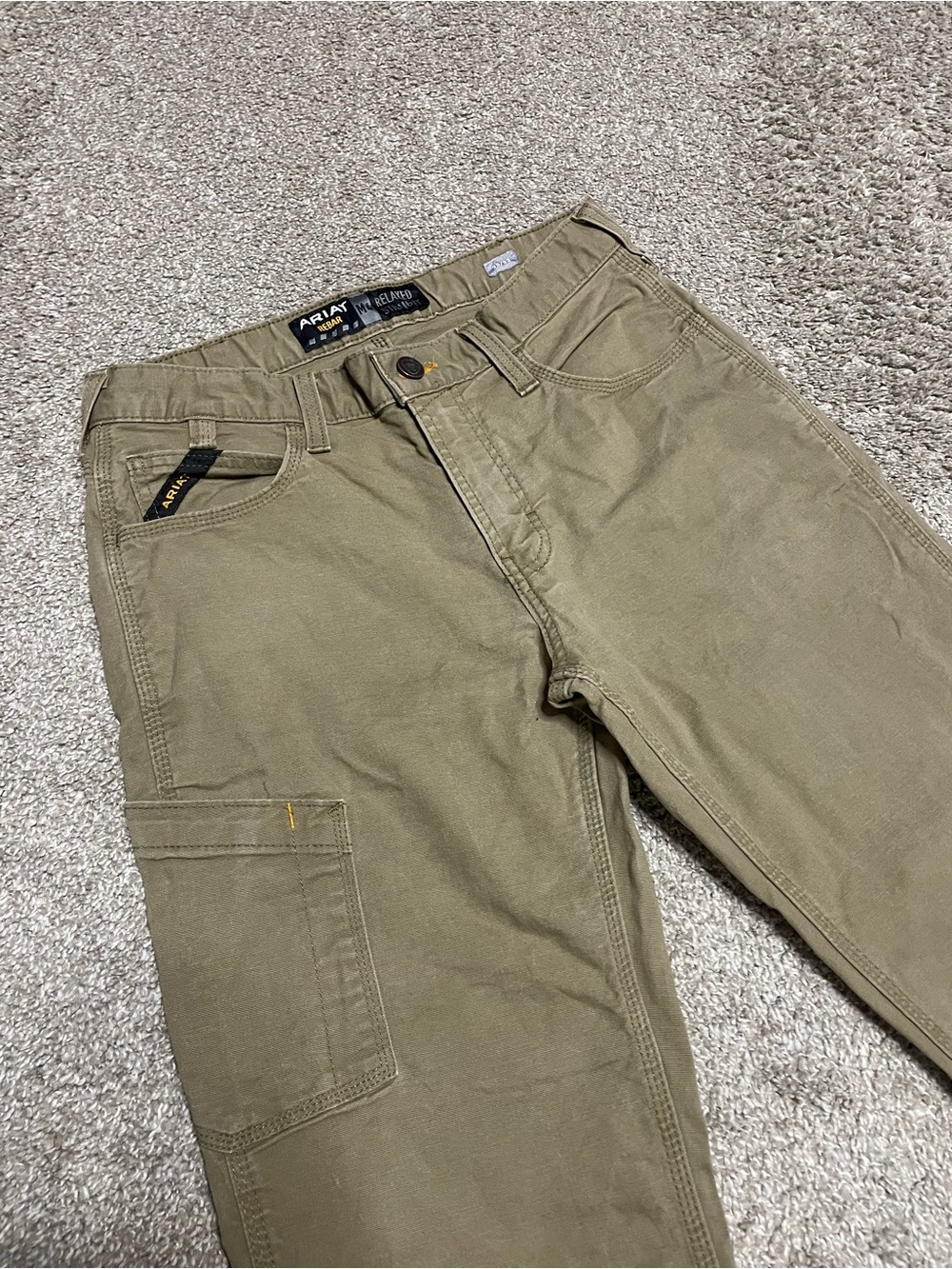 Ariat Rebar M4 Relaxed Straight Pants Men’s 30x32 - Picture 2 of 7